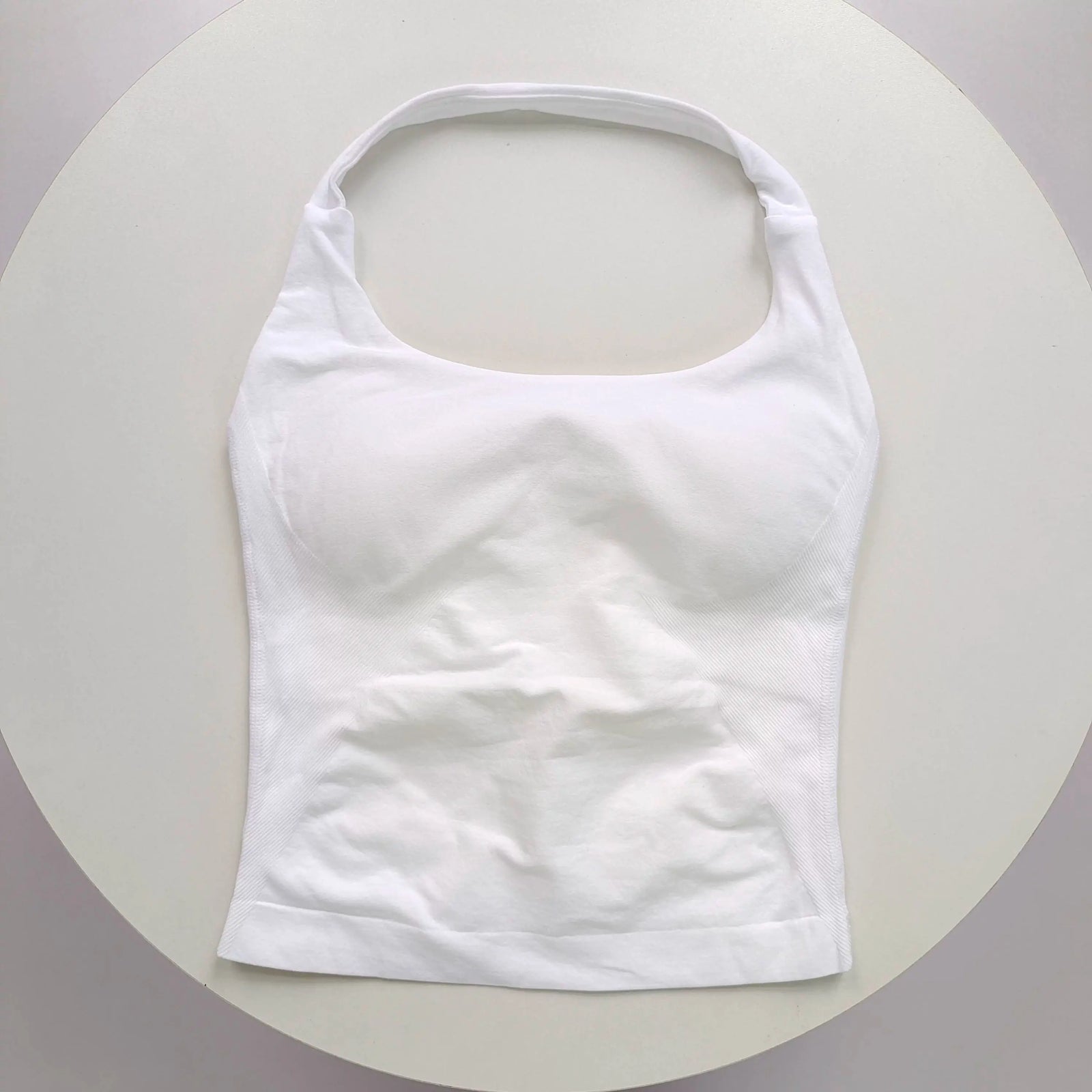 Women's Halter Neck Longline Sports Tank Top For Workout Outfits