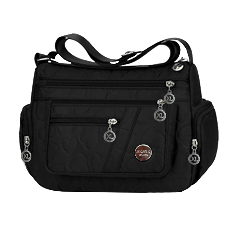 Multi Pocket Crossbody Bag with Adjustable Shoulder Strap
