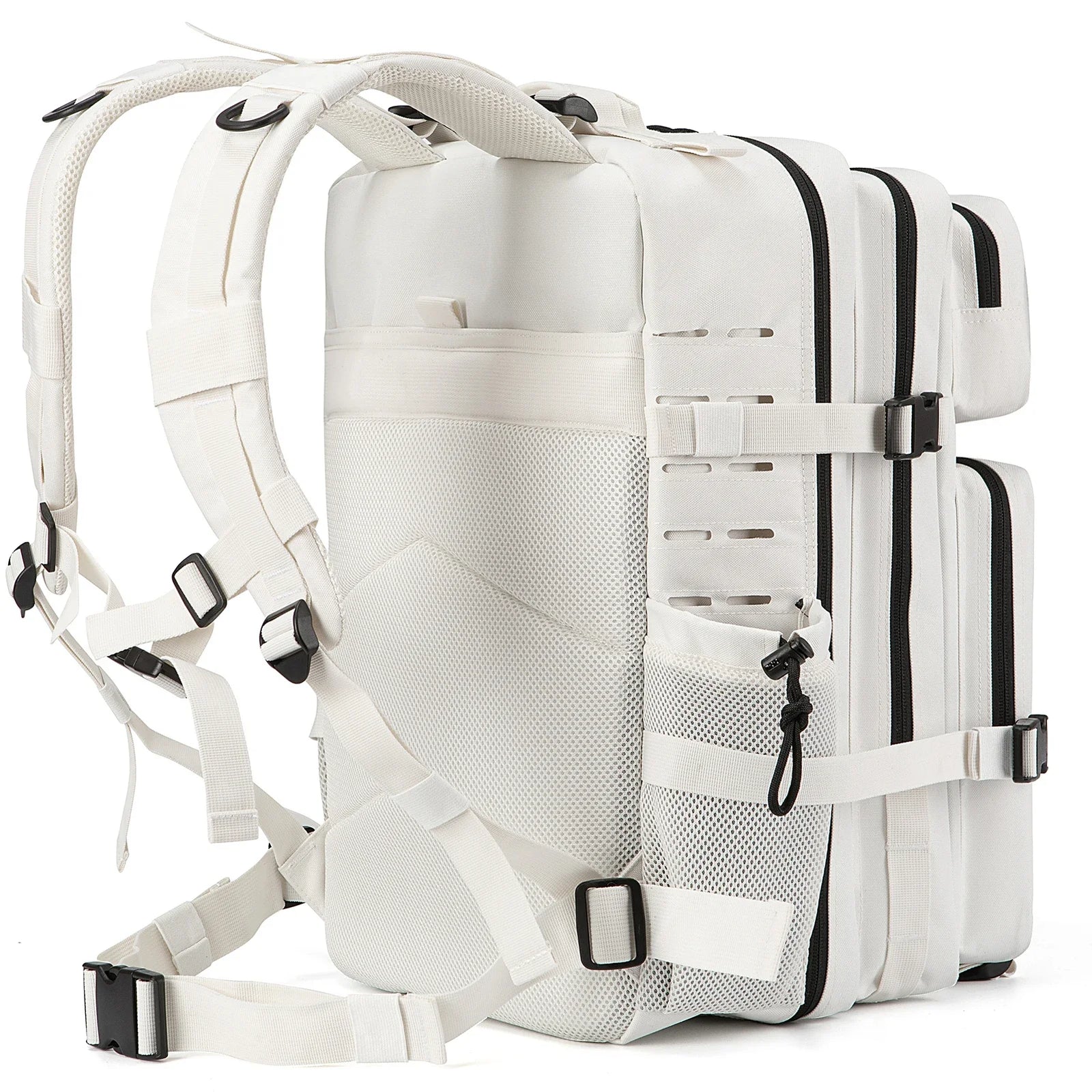 Tactical Backpack with Front Webbing and Separate Size-Labelled Colour Options