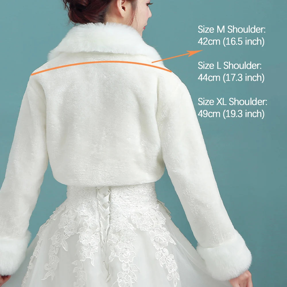 Plush Lapel Long Sleeve Bolero Jacket for Layering over Outfits