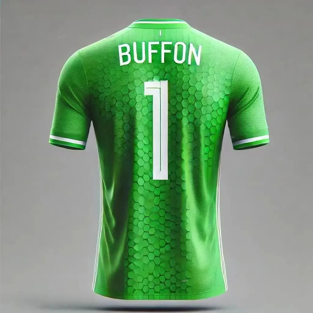 Buffon Football Number Short Sleeve Jersey For Sports Outfits