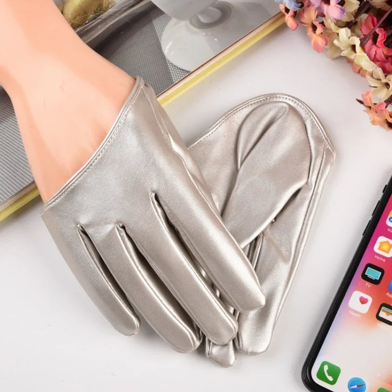 Colorful Half Palm Gloves with Open Finger Styling