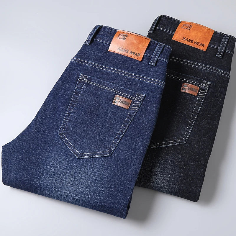 Men's Straight Leg Denim Jeans for Casual Everyday Wear