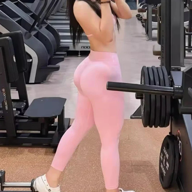 Women's Scrunch Full Length Leggings For Workout Outfits