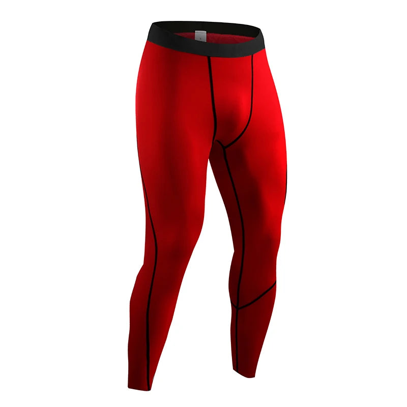 Men's Fitted Training Leggings for Gym and Running