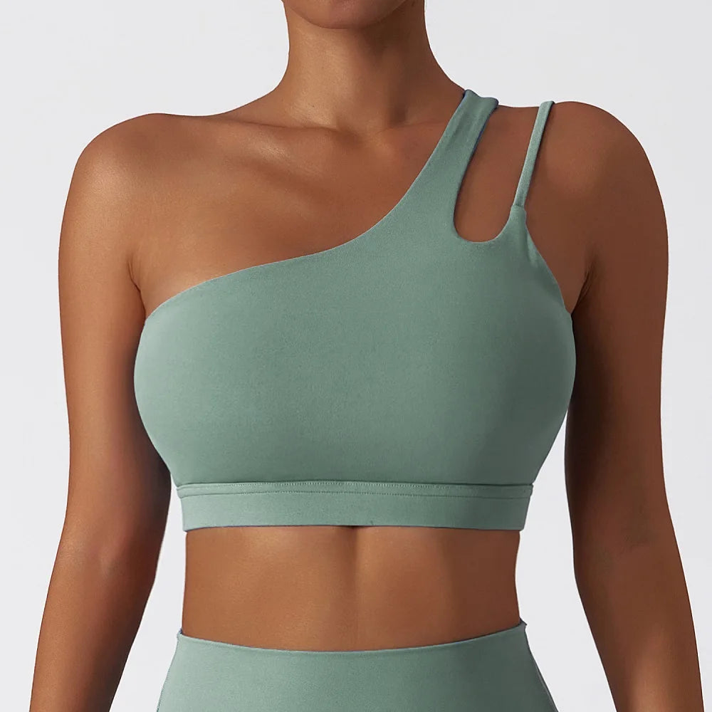Women's One-Shoulder Sports Bra