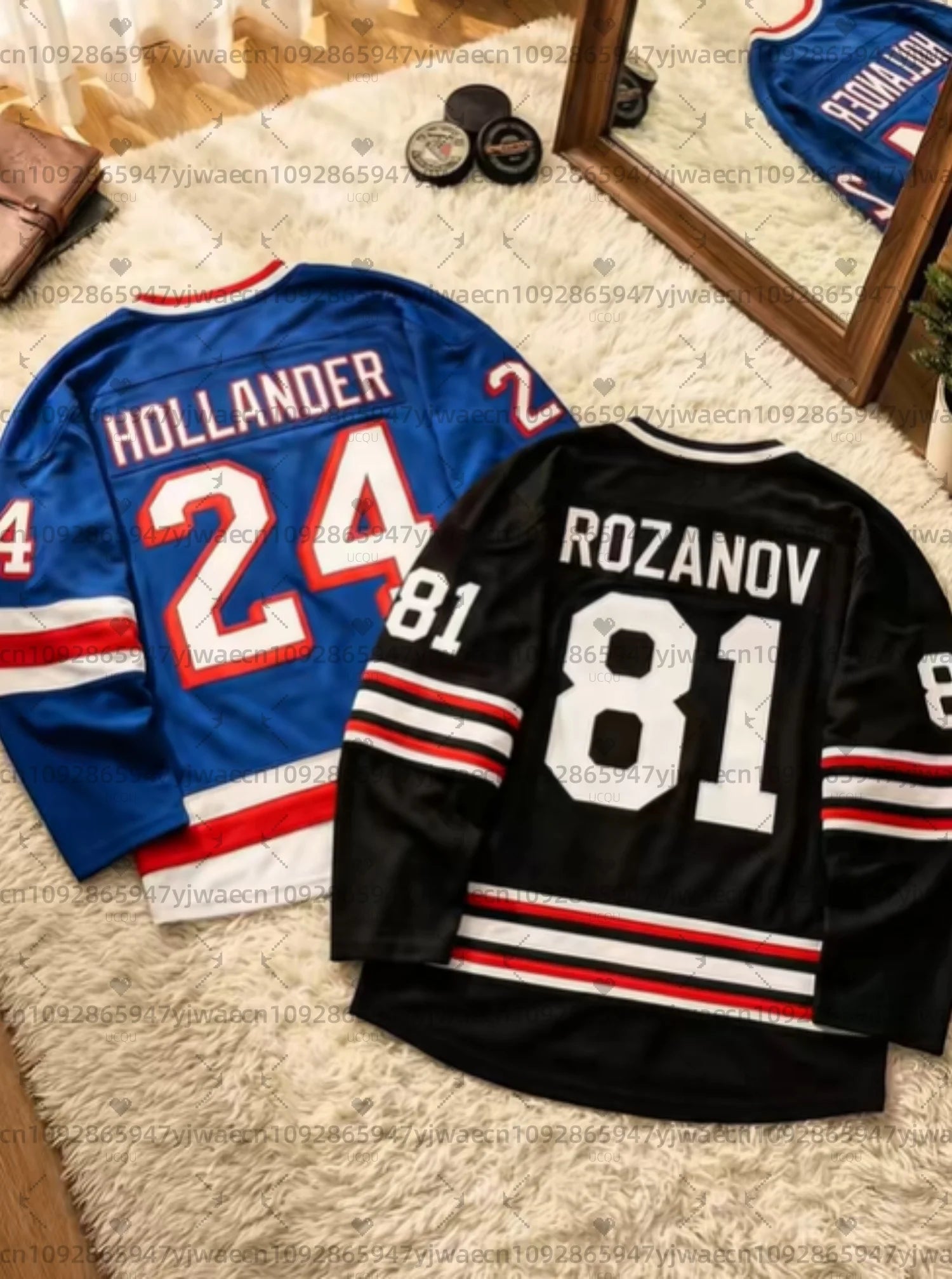 Rivalry Player Number Graphic Long Sleeve Jersey For Sports Outfits