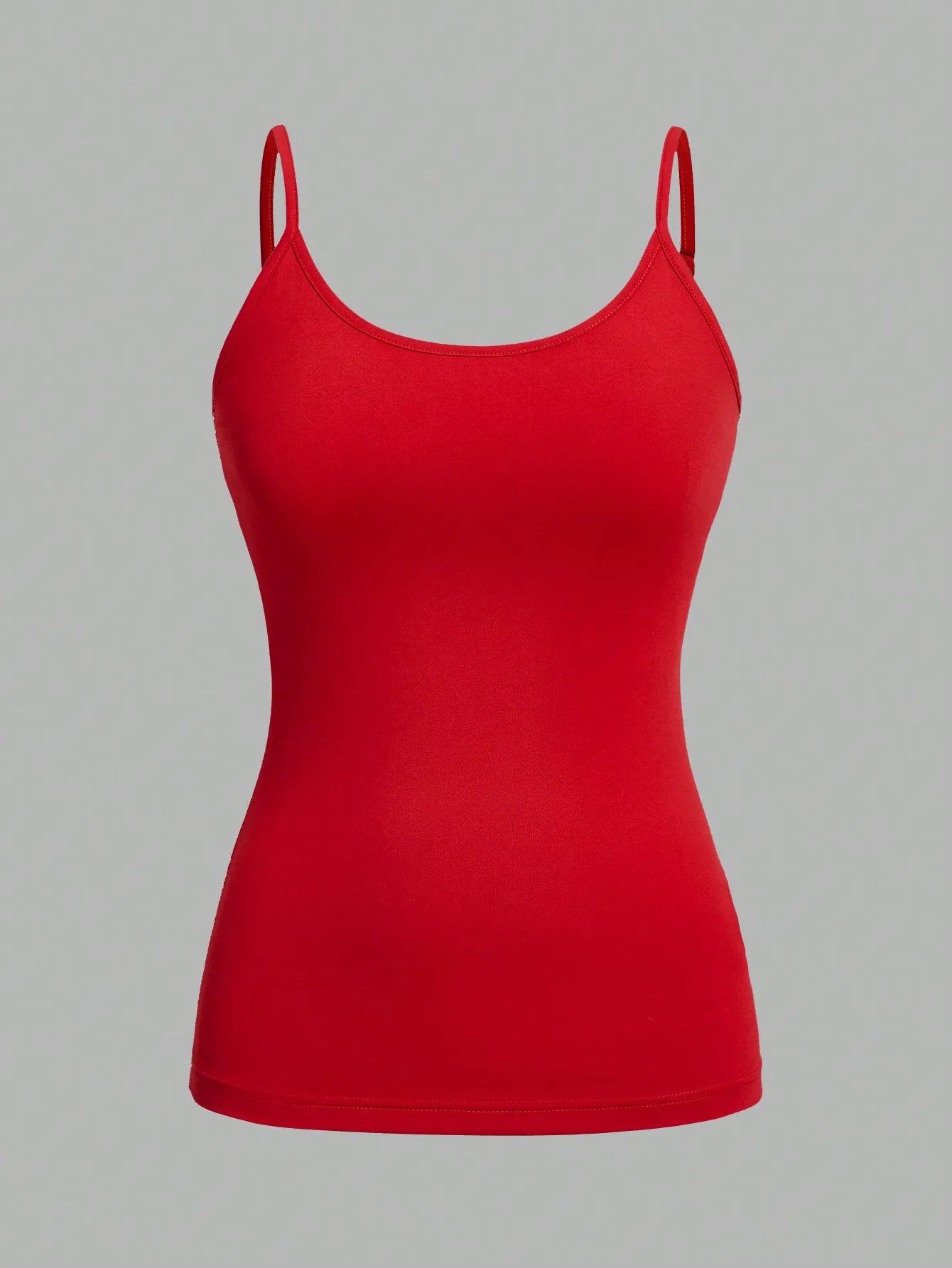Women's Solid Camisole Four-Pack with Thin Shoulder Straps for Simple Layering