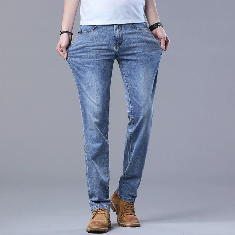 Men's Slim Fit Denim Jeans for Casual Everyday Wear
