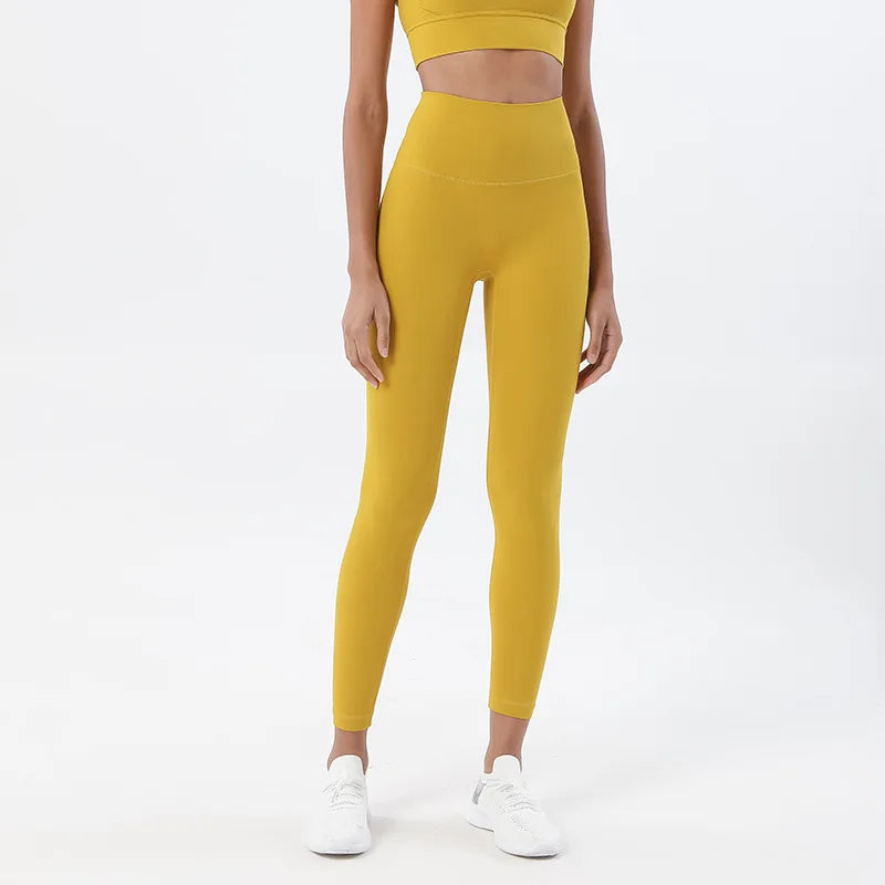 Women's Side Pocket Full Length Leggings For Workout Outfits