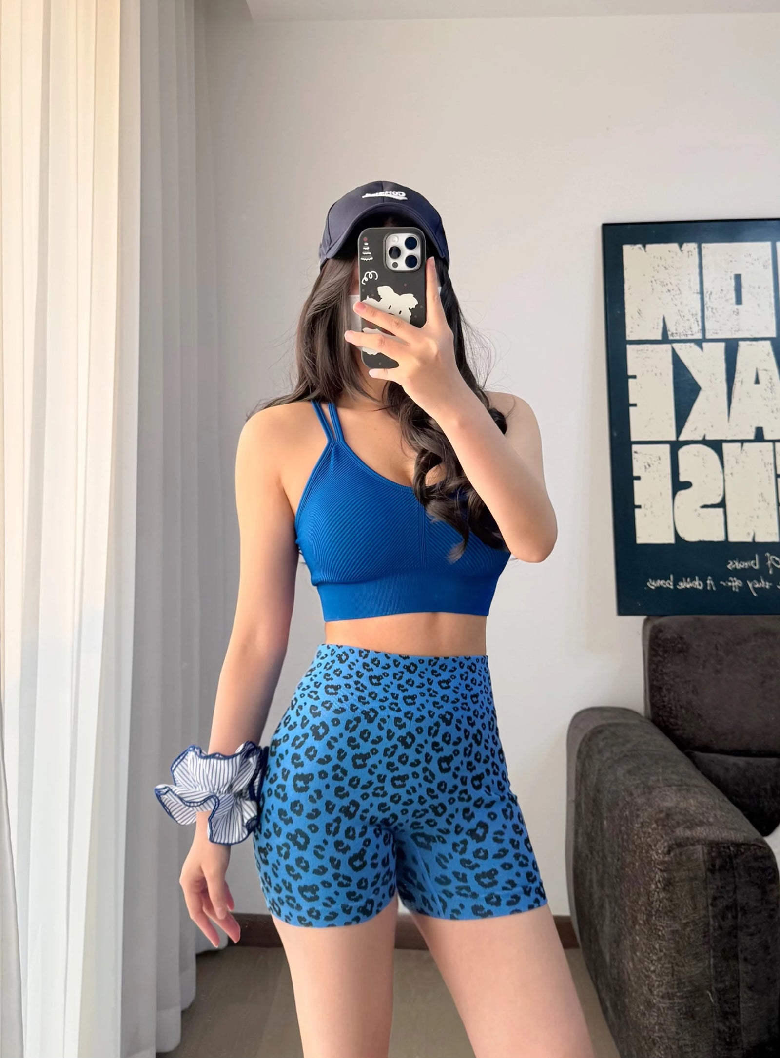 Women's Ribbed Scoop Neck Sports Bra