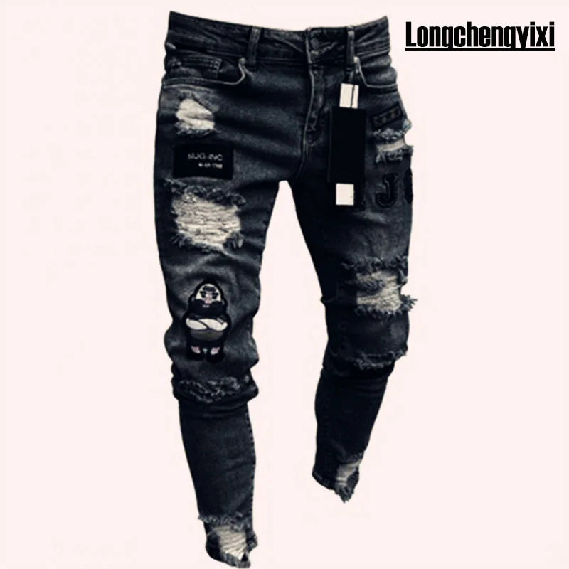 Men's Straight Leg Denim Jeans for Casual Everyday Wear