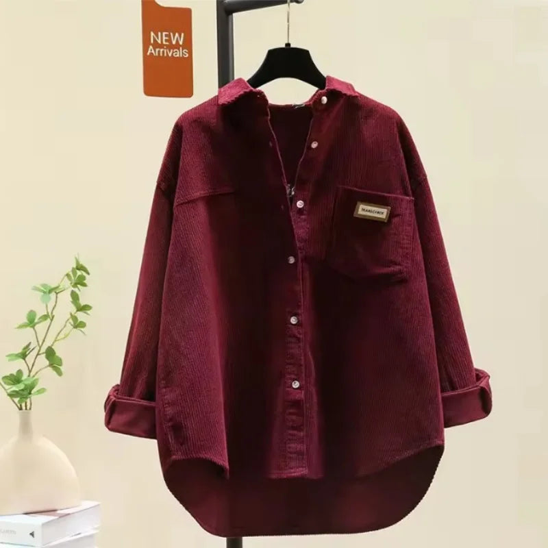 Women's Long Sleeve Button Front Shirt
