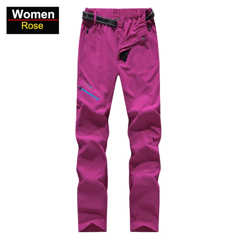 Women's Quick Dry Lightweight Hiking Pants with Zipper Pockets