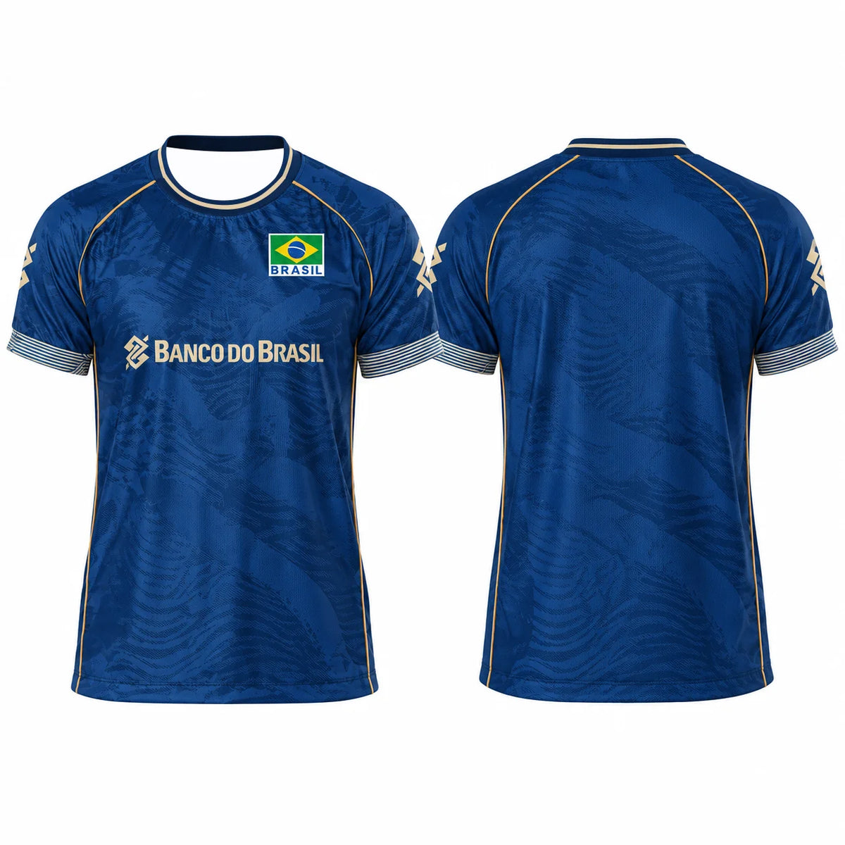 Brazil Volleyball Graphic Short Sleeve Jersey For Sports Outfits