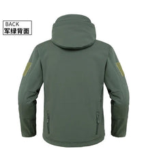 Men US Military Winter Thermal Fleece Tactical Jacket Outdoors Sports Hooded Coat Military Softshell Hiking Outdoor Army Jackets