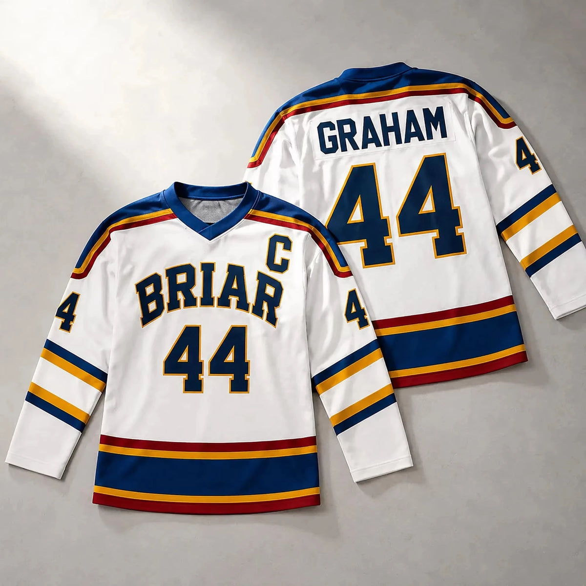 Briar University Number Graphic Long Sleeve Jersey For Sports Outfits