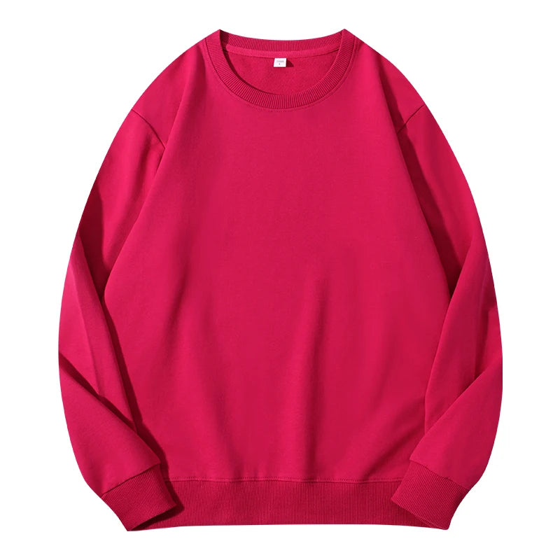Long Sleeve Casual Pullover Sweatshirt with Original Style Options