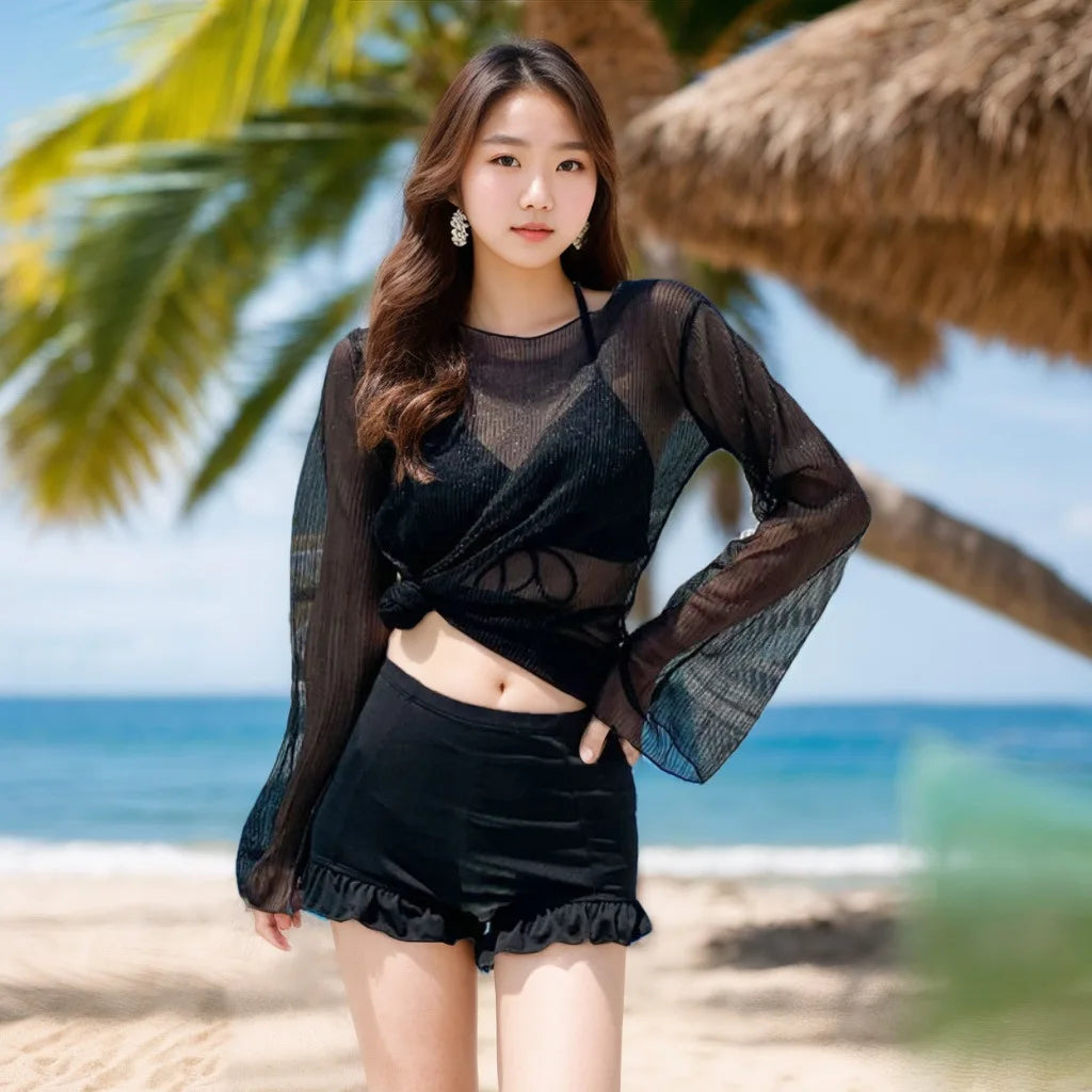Skirted One-Piece Swimsuit