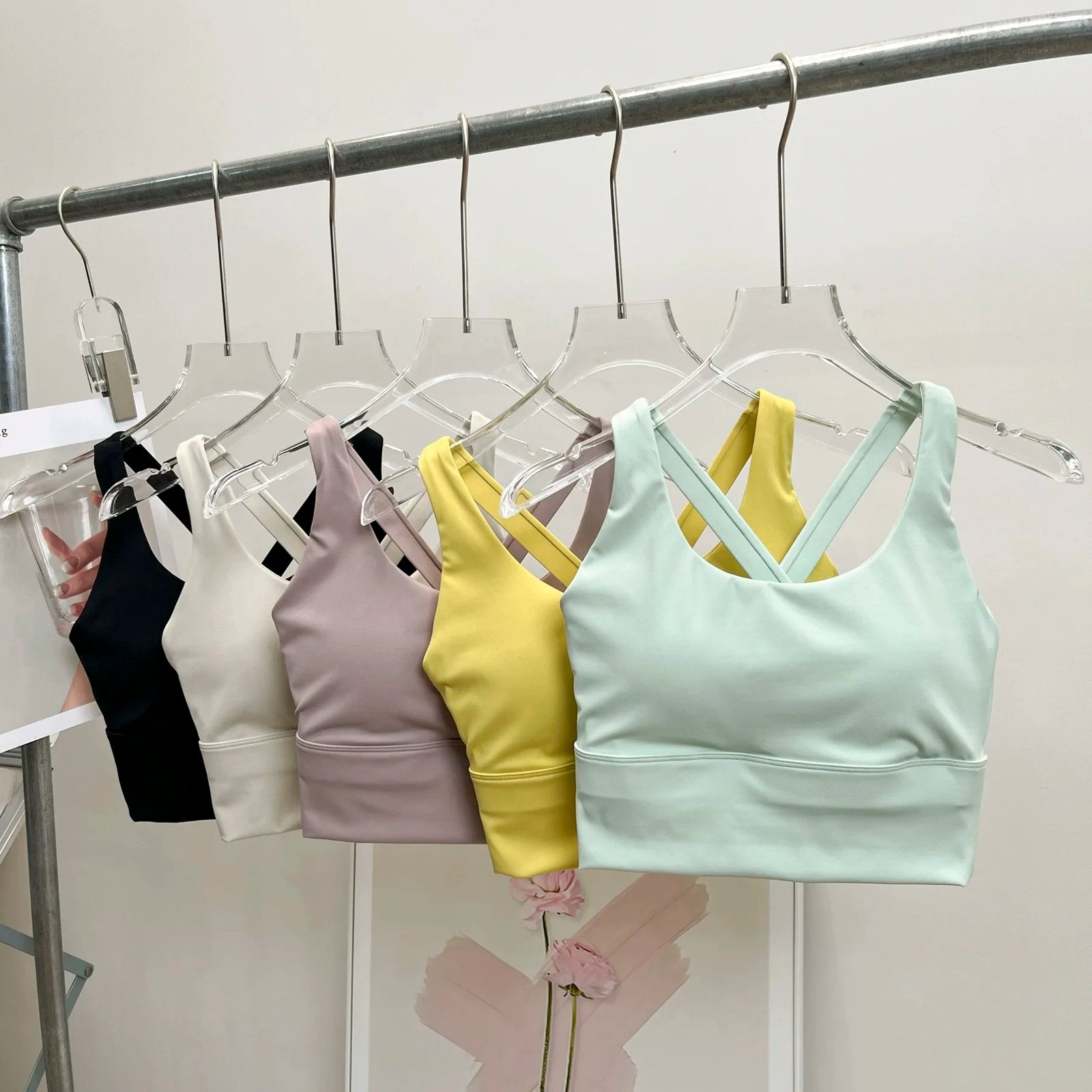 Women's Cross-Strap Sports Bra