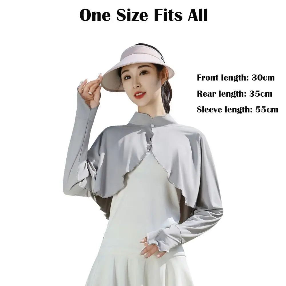 Cropped Long Sleeve Front Fastening Jacket for Layering over Outfits