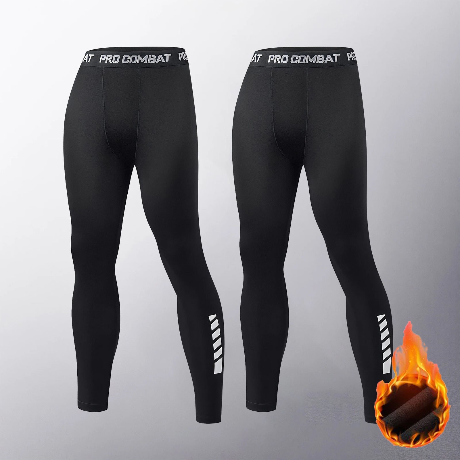 Men's Fitted Training Leggings for Gym and Running