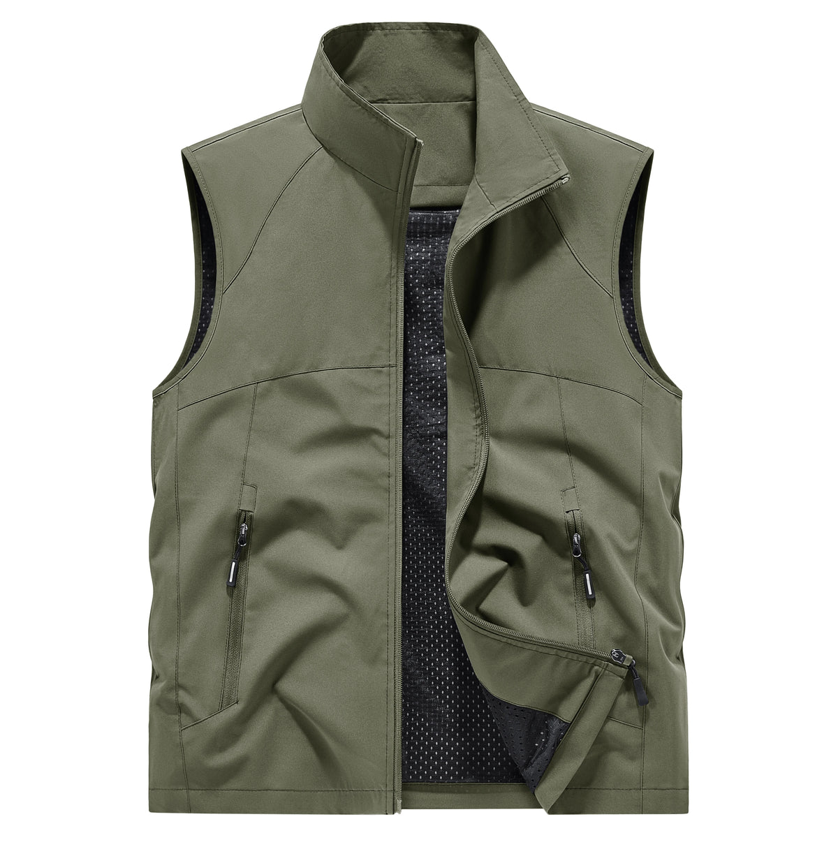 Men's Stand Collar Outdoor Vest
