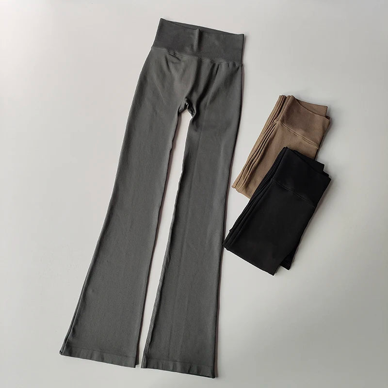 Women's High Waist Flared Yoga Pants