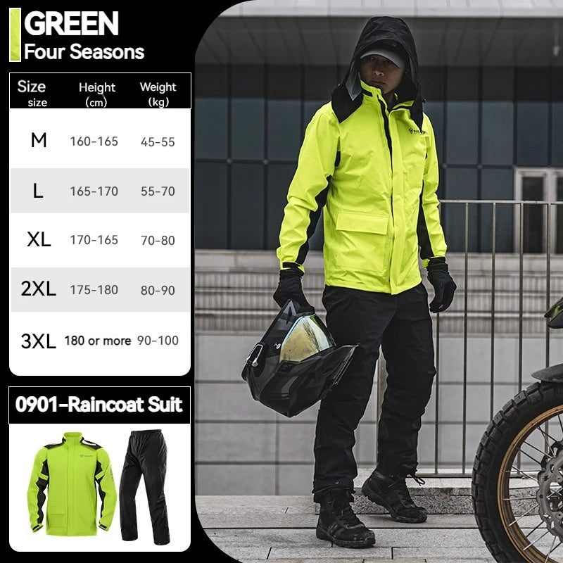Outdoor Hooded Jacket and Trouser Clothing Set with Style Options