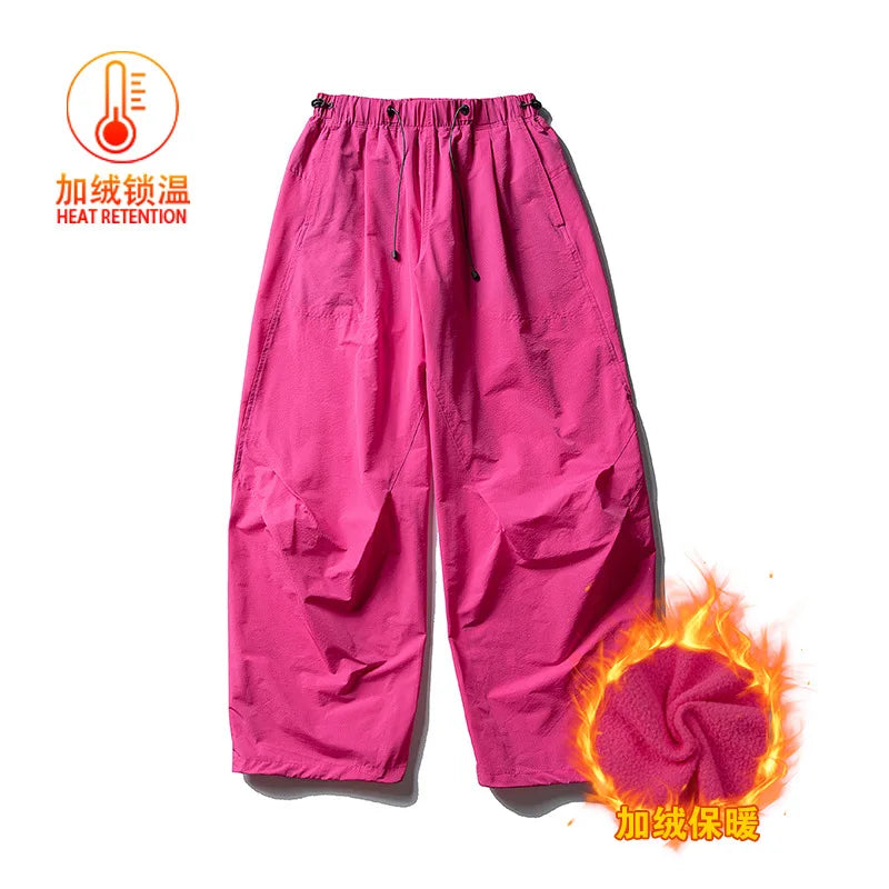 Men's Elastic Waist Loose Fit Casual Pants For Everyday Wear