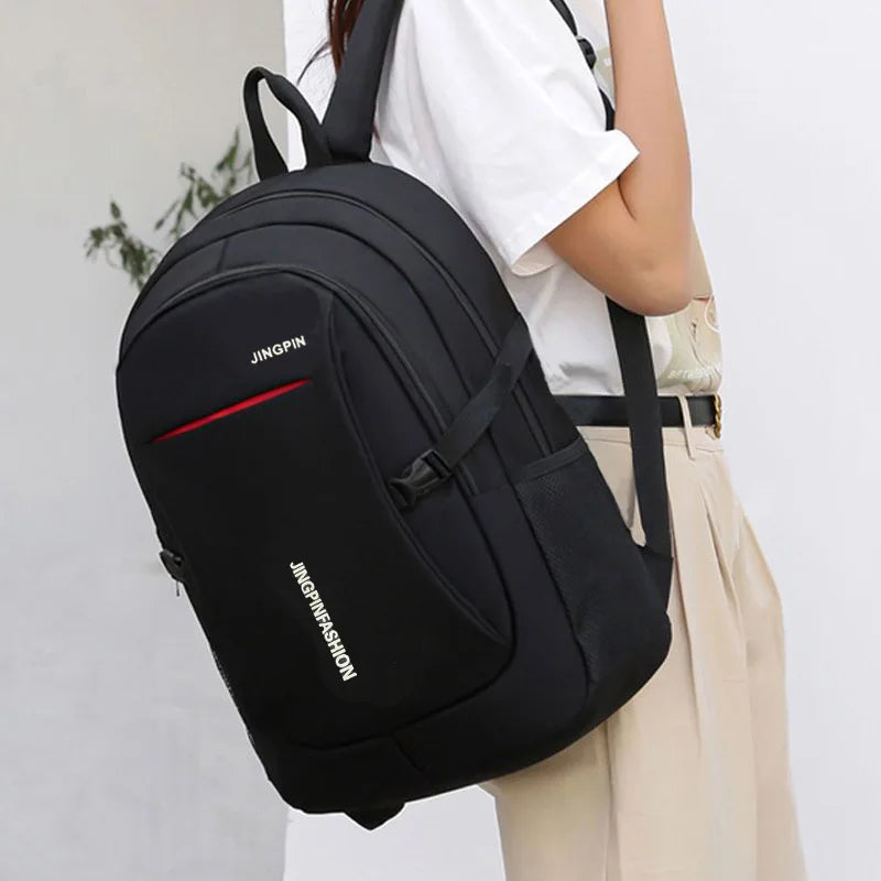Multi Pocket Backpack with Carry Handle and Dual Shoulder Straps