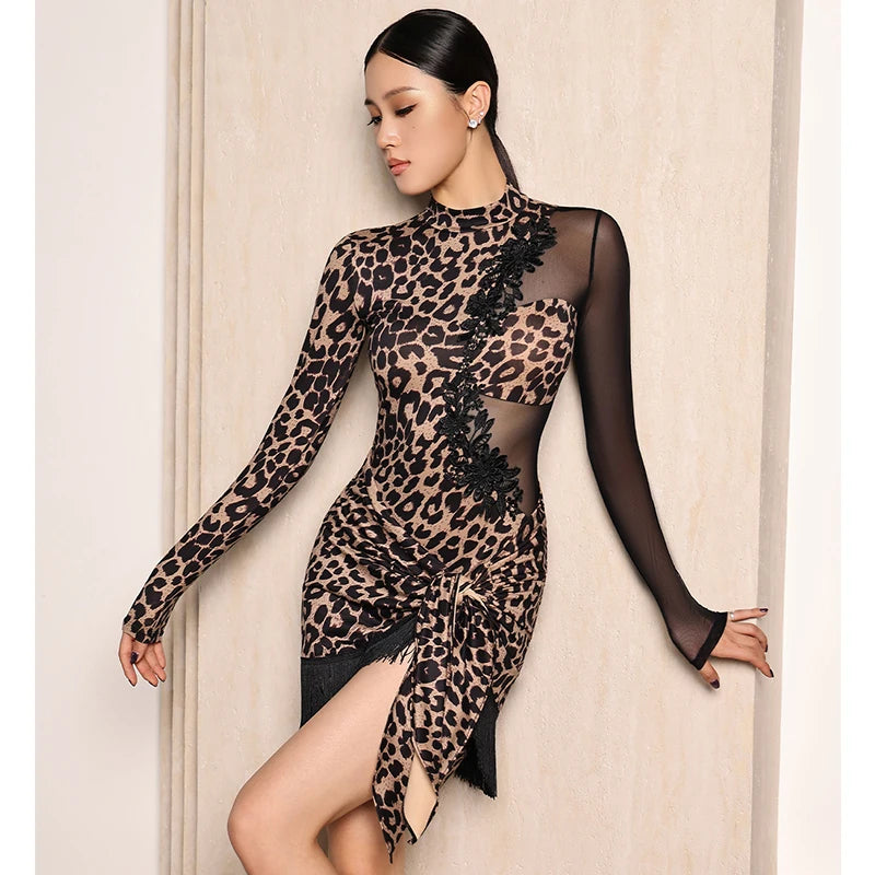 Women's Latin Dance Top and Skirt with Separate and Set Options