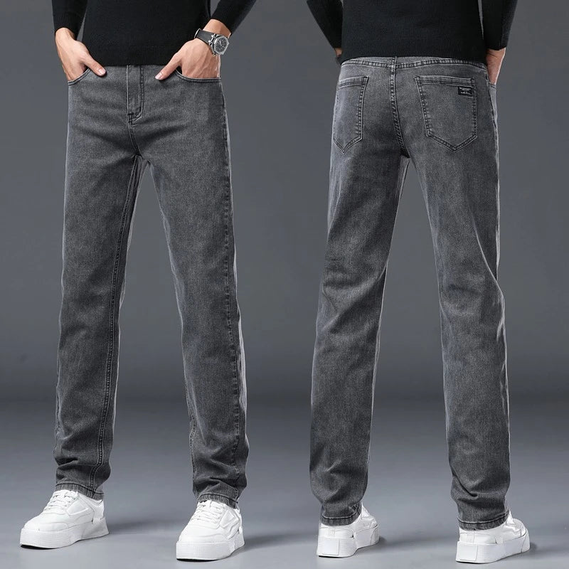 Men's Straight Leg Denim Jeans for Casual Everyday Wear