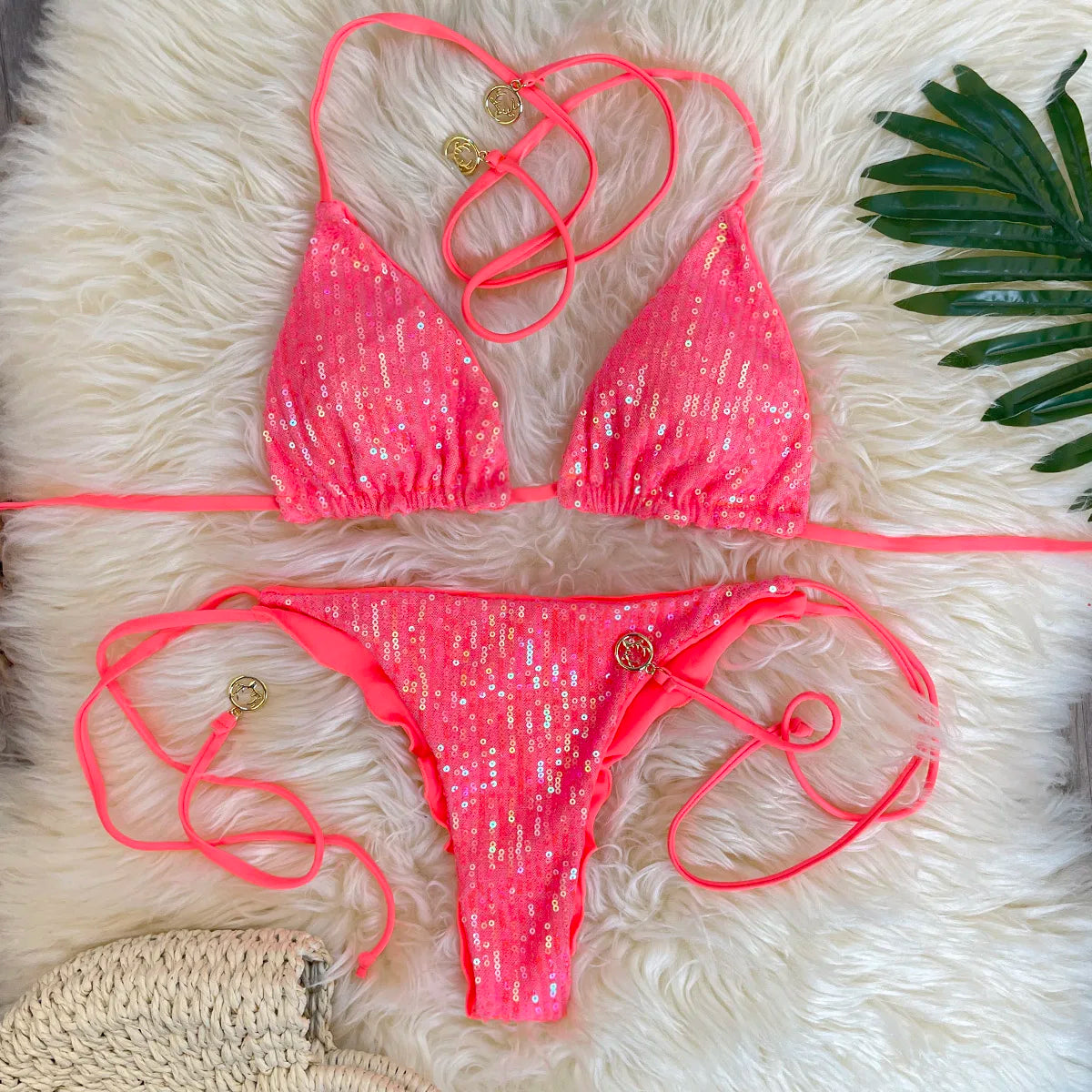 Sequin Detail Bikini