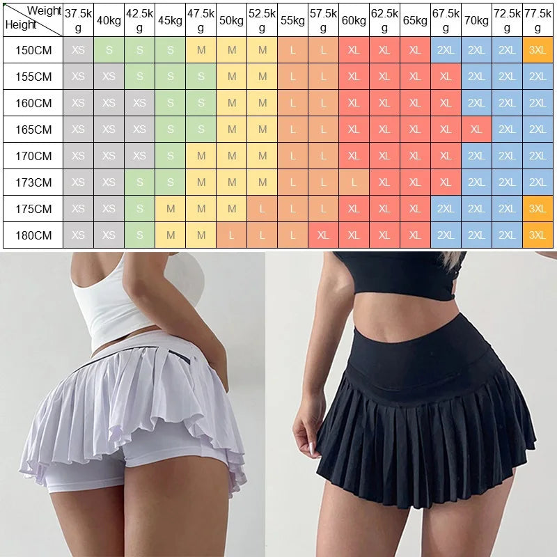 Women's Pleated Tennis Skort