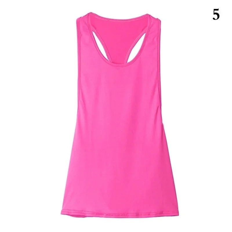 Women's Loose Racerback Sleeveless Sports Tank Top For Workout Outfits
