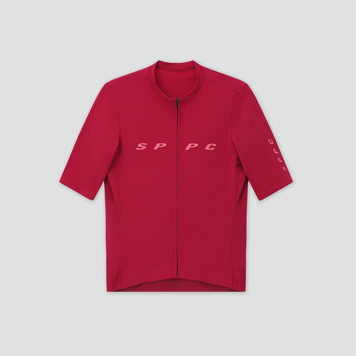 Men's Zip-Front Cycling Jersey in Nylon and Elastane for Road Riding