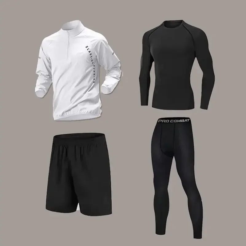 Coordinated Sports Top and Bottom Clothing Set with Style Options