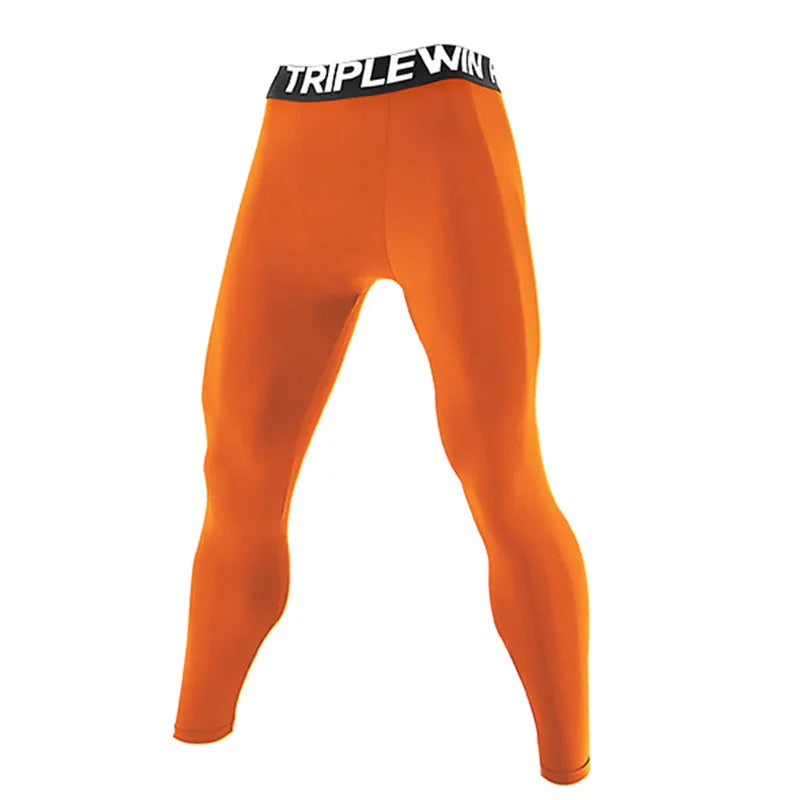 Men's Fitted Training Leggings for Gym and Running