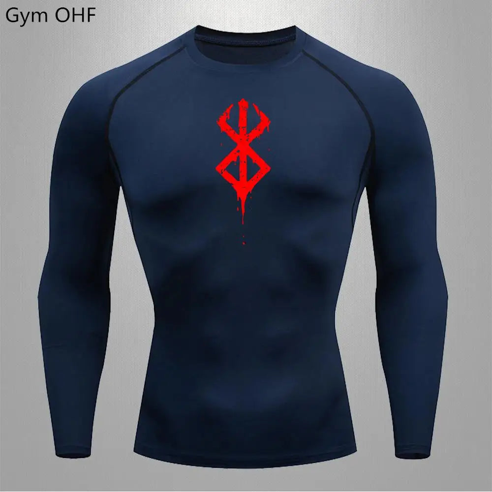 Fitted Crew Neck Short Sleeve Compression T Shirt