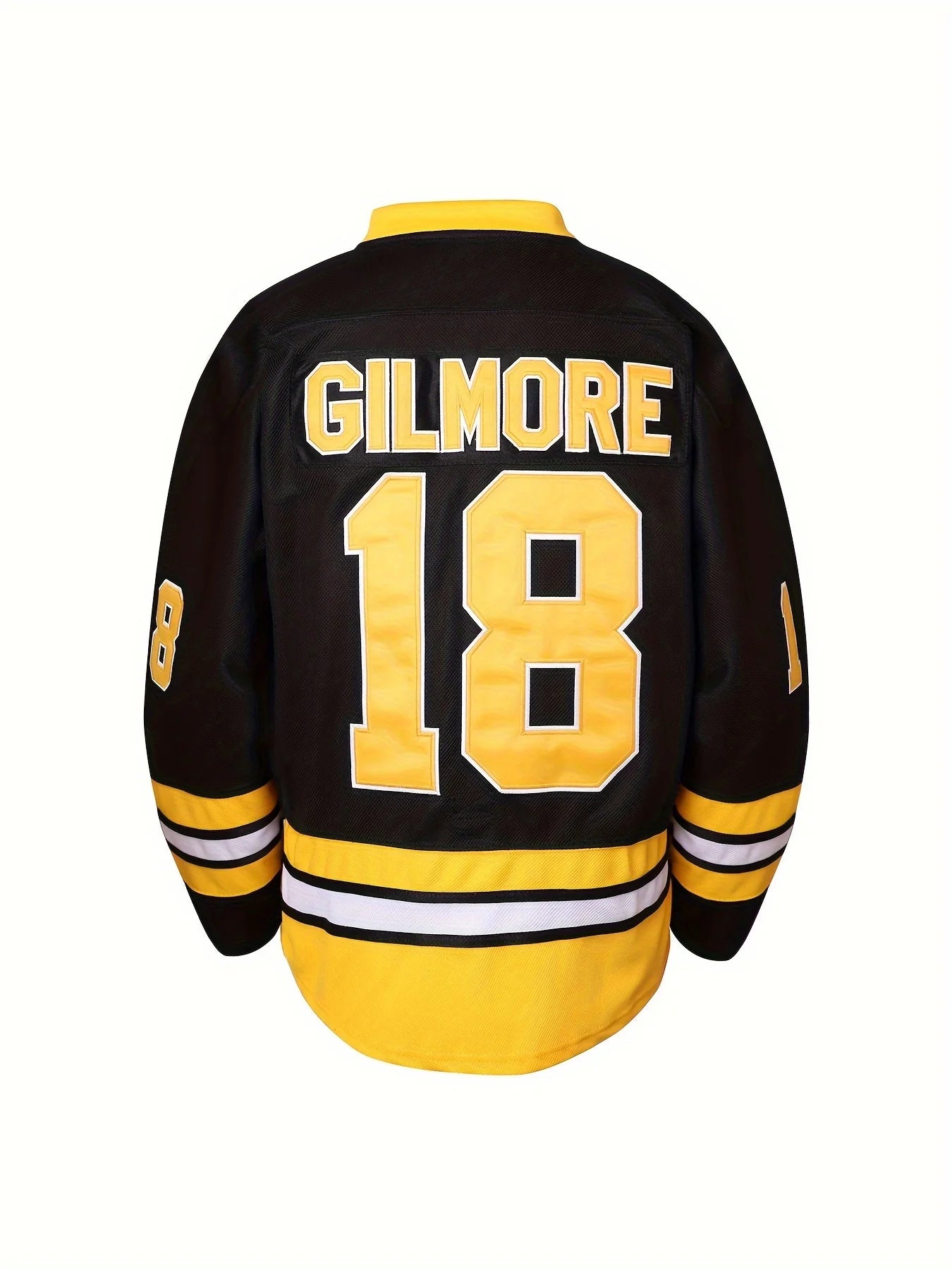 Gilmore Number Eighteen Long Sleeve Jersey For Sports Outfits