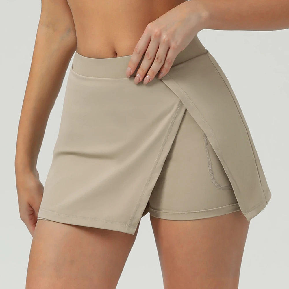 Women's Wrap-Front Tennis Skort