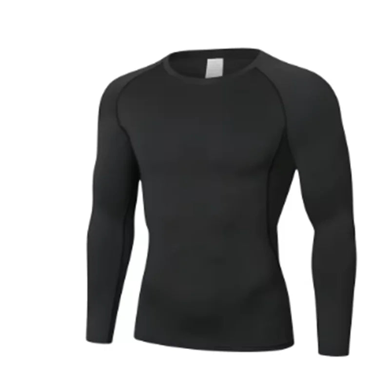 Men's Long Sleeve Fitted Training T-Shirt