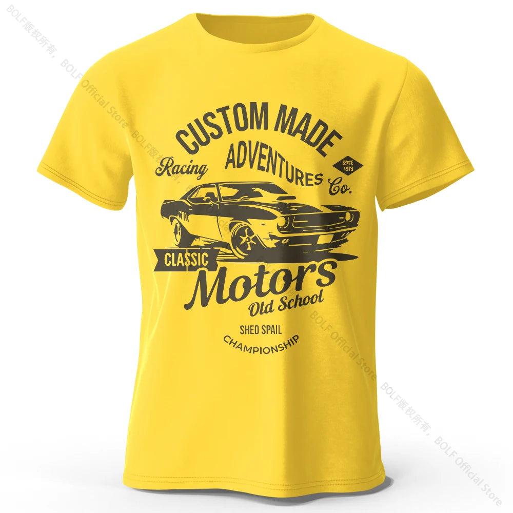 Men's Motors Graphic Cotton Short-Sleeve T-Shirt