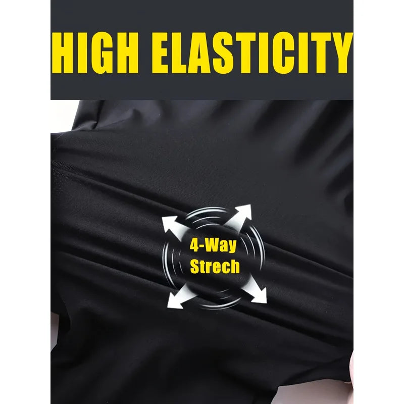 Elastic Waist Short Length Running Sports Shorts for Training
