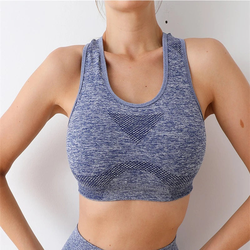 Women's Racerback Bra And Shorts Yoga Set For Workout Outfits