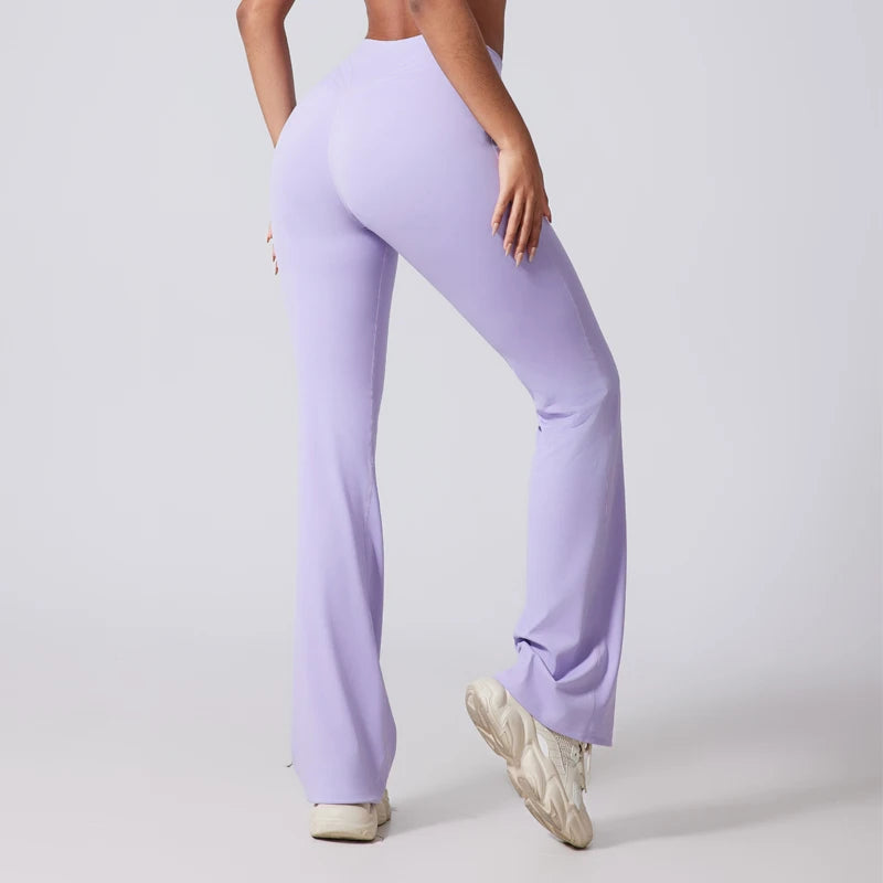 Women's Flared Leggings For Workout Outfits And Layering
