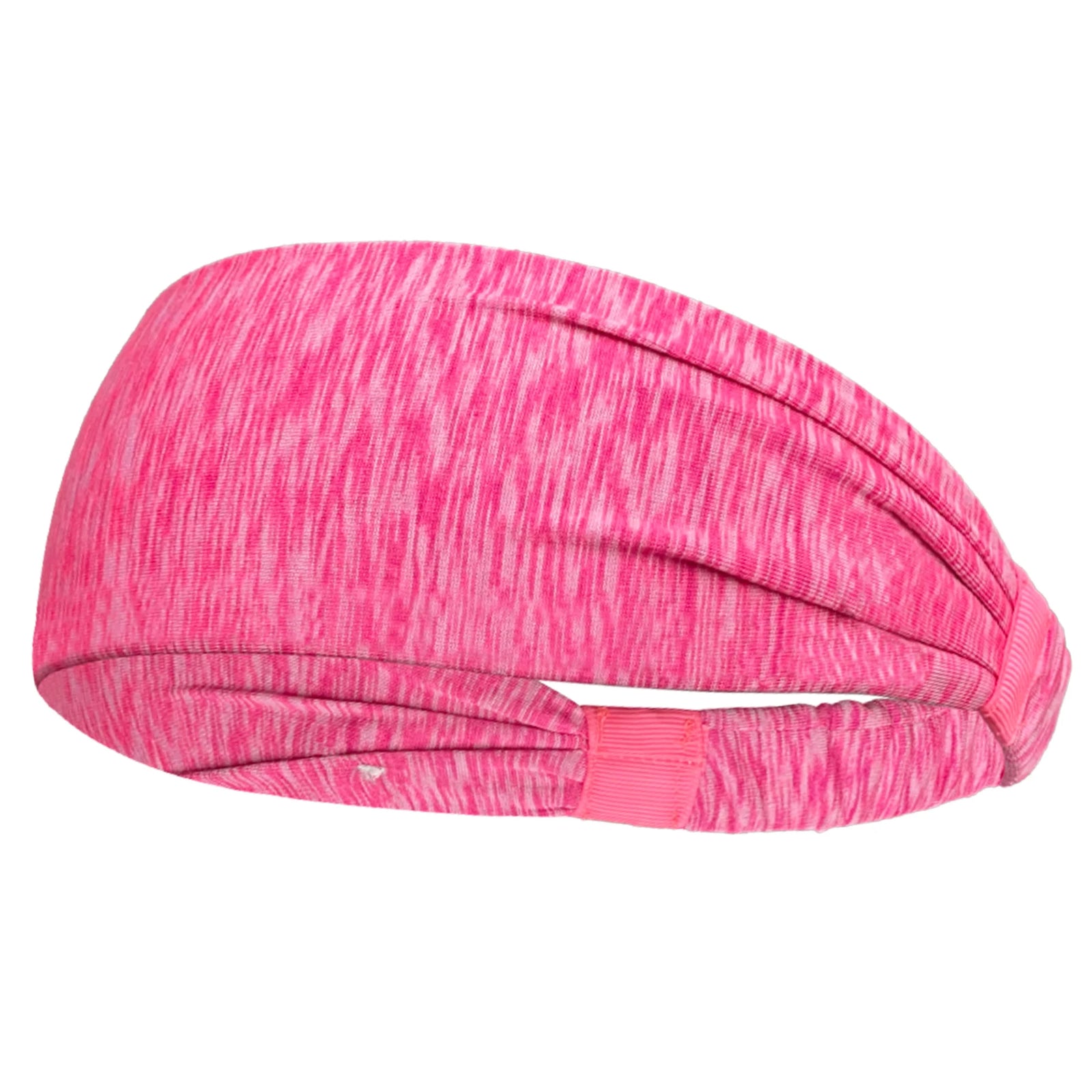 Elastic Sports Headband with Wide Fabric Band for Hair Control