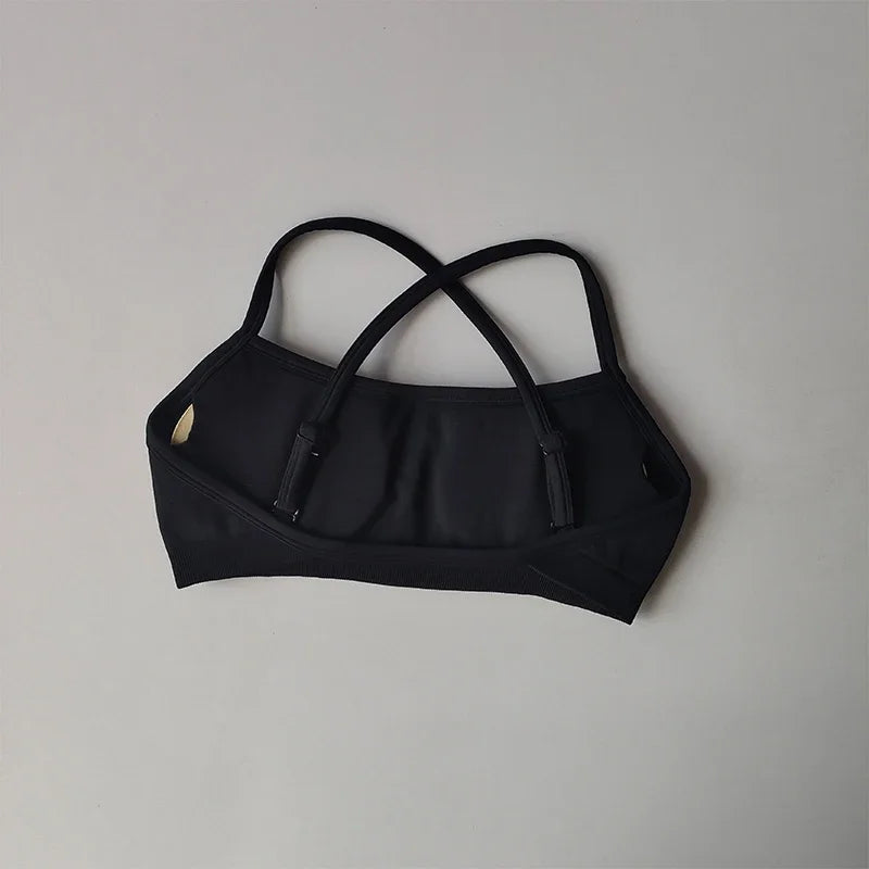 Women's Strappy Sports Bra with Separate Shorts Options