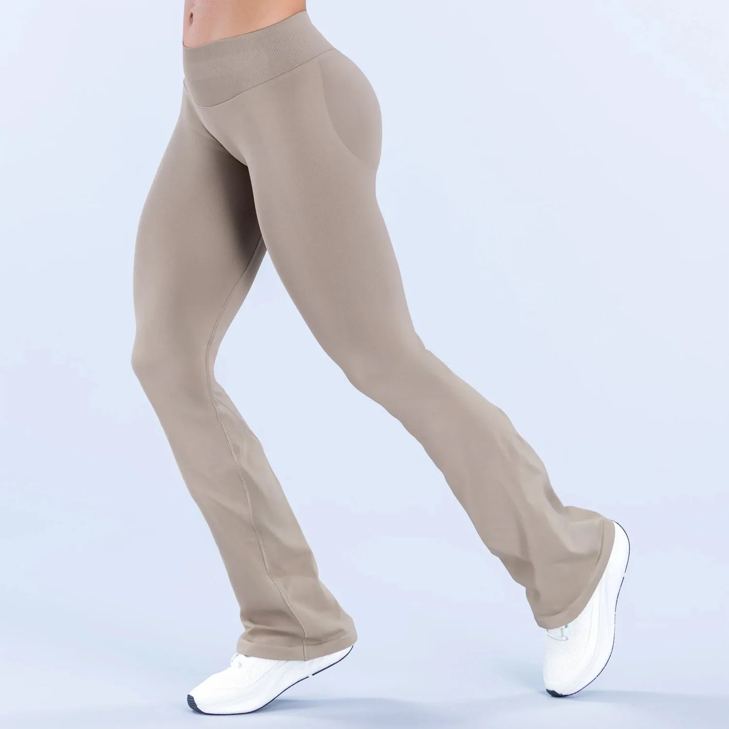 Women's Cross Waist Flared Leggings For Workout Outfits
